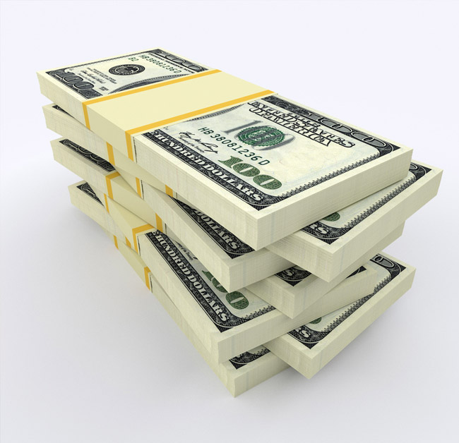 Stack money