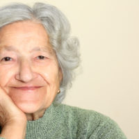 portrait of senior lady